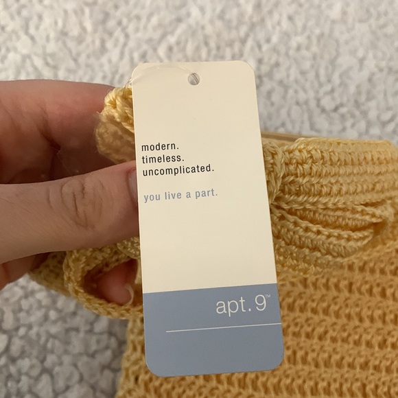 Gold Mini Crochet and Sequin Bag - Picture 9 of 15